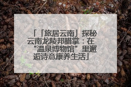 「旅居云南」探秘云南龙陵邦腊掌：在“温泉博物馆”里邂逅诗意康养生活