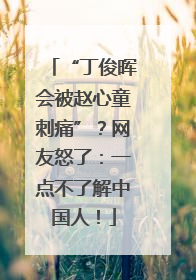 “丁俊晖会被赵心童刺痛”？网友怒了：一点不了解中国人！