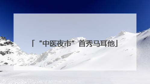 “中医夜市”首秀马耳他