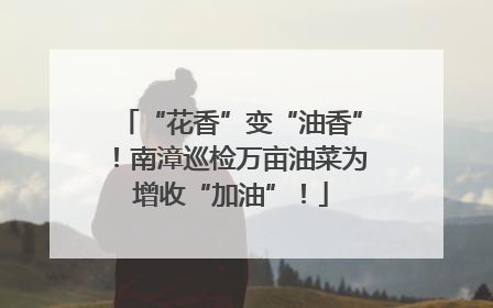 “花香”变“油香”！南漳巡检万亩油菜为增收“加油”！