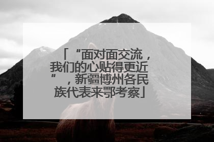 “面对面交流，我们的心贴得更近”，新疆博州各民族代表来鄂考察
