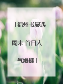 福州书展遇周末 首日人气爆棚