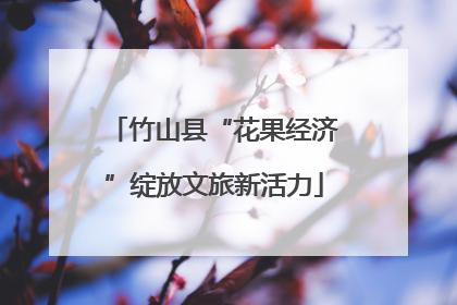 竹山县“花果经济”绽放文旅新活力