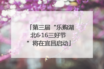 第三届“乐购湖北6·16三好节”将在宜昌启动