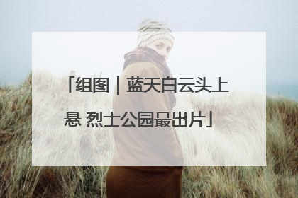 组图｜蓝天白云头上悬 烈士公园最出片