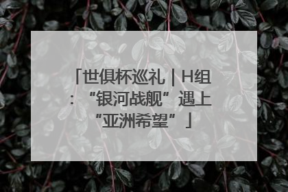 世俱杯巡礼｜H组：“银河战舰”遇上“亚洲希望”