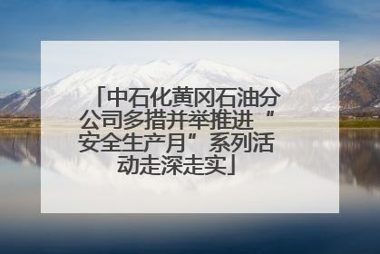 中石化黄冈石油分公司多措并举推进“安全生产月”系列活动走深走实