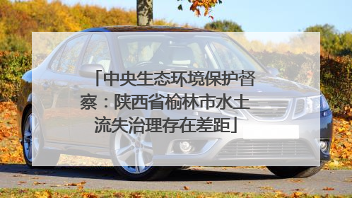 中央生态环境保护督察：陕西省榆林市水土流失治理存在差距