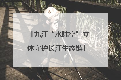九江“水陆空”立体守护长江生态链