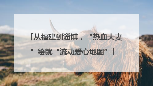 从福建到淄博，“热血夫妻”绘就“流动爱心地图”