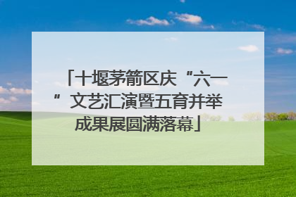 十堰茅箭区庆“六一”文艺汇演暨五育并举成果展圆满落幕