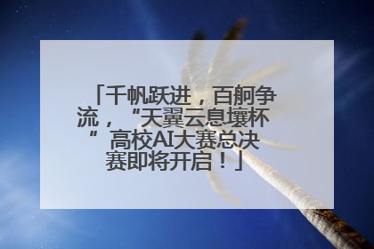 千帆跃进，百舸争流，“天翼云息壤杯”高校AI大赛总决赛即将开启！
