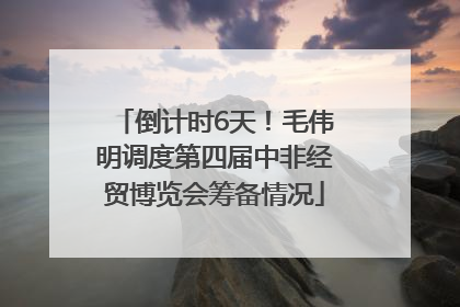 倒计时6天！毛伟明调度第四届中非经贸博览会筹备情况