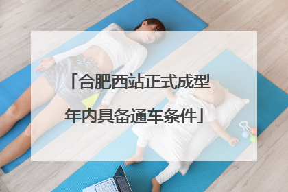 合肥西站正式成型 年内具备通车条件