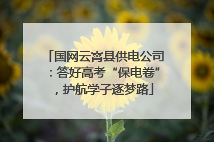 国网云霄县供电公司：答好高考“保电卷”，护航学子逐梦路