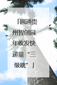 圆通贵州智创园年收发快递量“三级跳”