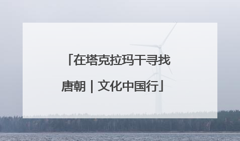在塔克拉玛干寻找唐朝｜文化中国行