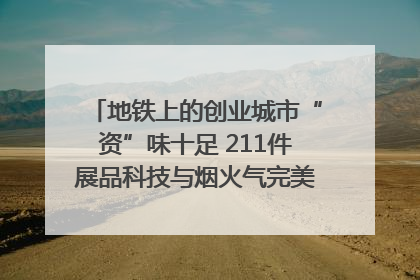 地铁上的创业城市“资”味十足 211件展品科技与烟火气完美融合｜西博视界