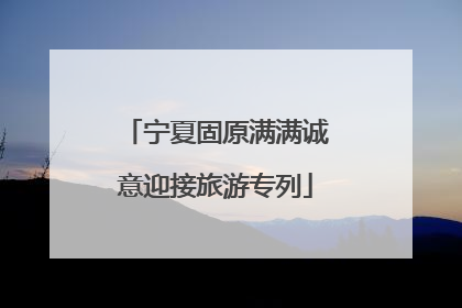 宁夏固原满满诚意迎接旅游专列