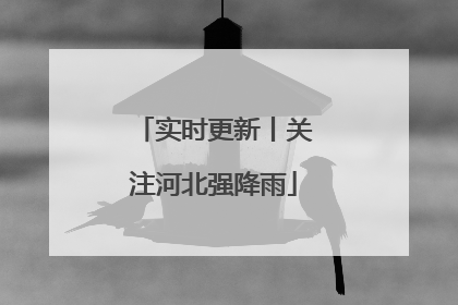实时更新丨关注河北强降雨