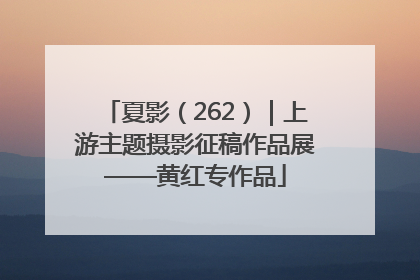 夏影（262）｜上游主题摄影征稿作品展——黄红专作品