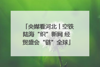 央媒看河北丨空铁陆海“织”新网 经贸盛会“链”全球