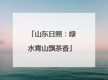山东日照：绿水青山飘茶香