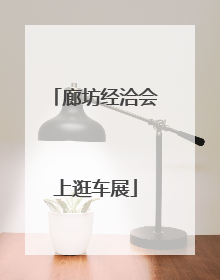 廊坊经洽会上逛车展