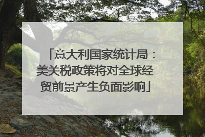 意大利国家统计局：美关税政策将对全球经贸前景产生负面影响