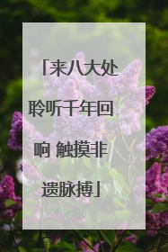来八大处聆听千年回响 触摸非遗脉搏