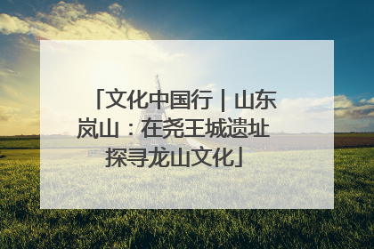 文化中国行｜山东岚山：在尧王城遗址探寻龙山文化