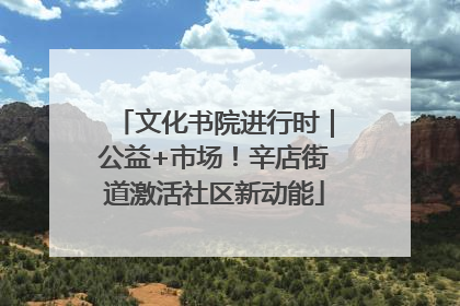 文化书院进行时｜公益+市场！辛店街道激活社区新动能
