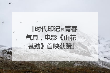 时代印记×青春气息，电影《山花苍劲》首映获赞