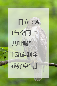 日立：AI与空间“共呼吸” 主动定制全感好空气