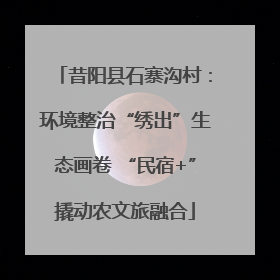 昔阳县石寨沟村：环境整治“绣出”生态画卷 “民宿+”撬动农文旅融合