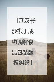 武汉长沙携手成功调解食品包装版权纠纷