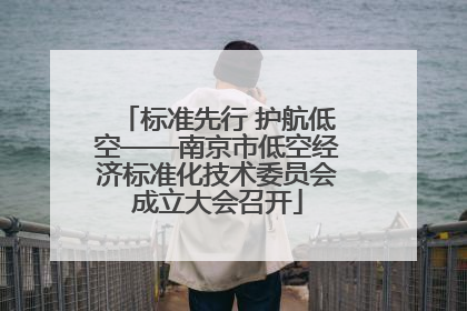 标准先行 护航低空——南京市低空经济标准化技术委员会成立大会召开