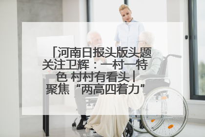 河南日报头版头题关注卫辉：一村一特色 村村有看头 ︳聚焦“两高四着力”·一“县”观察