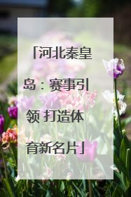 河北秦皇岛：赛事引领 打造体育新名片
