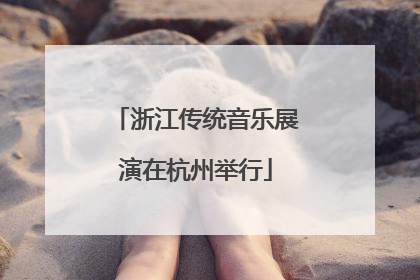 浙江传统音乐展演在杭州举行