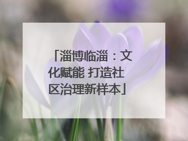 淄博临淄：文化赋能 打造社区治理新样本