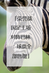 荣誉战国足主场对阵巴林：球票全部售罄