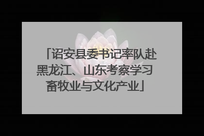 诏安县委书记率队赴黑龙江、山东考察学习畜牧业与文化产业