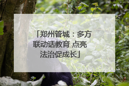 郑州管城：多方联动话教育 点亮法治促成长