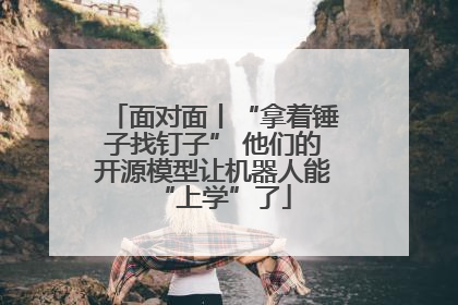 面对面丨“拿着锤子找钉子” 他们的开源模型让机器人能“上学”了