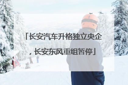 长安汽车升格独立央企，长安东风重组暂停