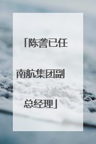 陈詟已任南航集团副总经理