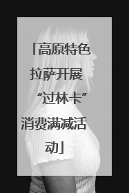 高原特色 拉萨开展“过林卡”消费满减活动