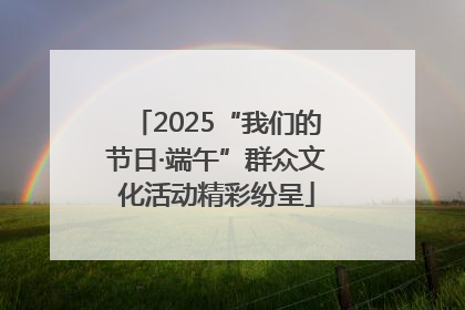 2025“我们的节日·端午”群众文化活动精彩纷呈