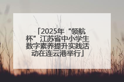 2025年“领航杯”江苏省中小学生数字素养提升实践活动在连云港举行